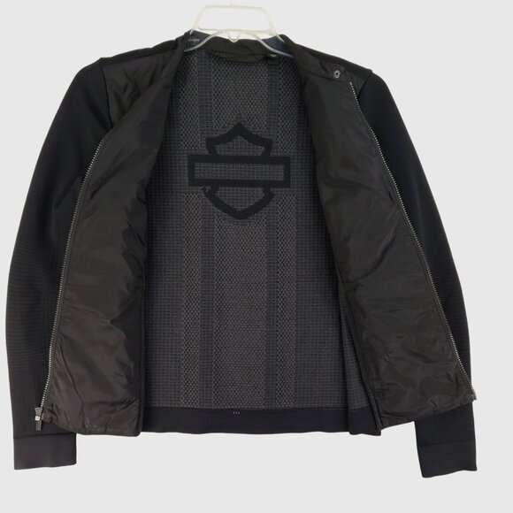 Harley-Davidson Quilted Stretch Nylon Jacket Women's M - Picture 3 of 8